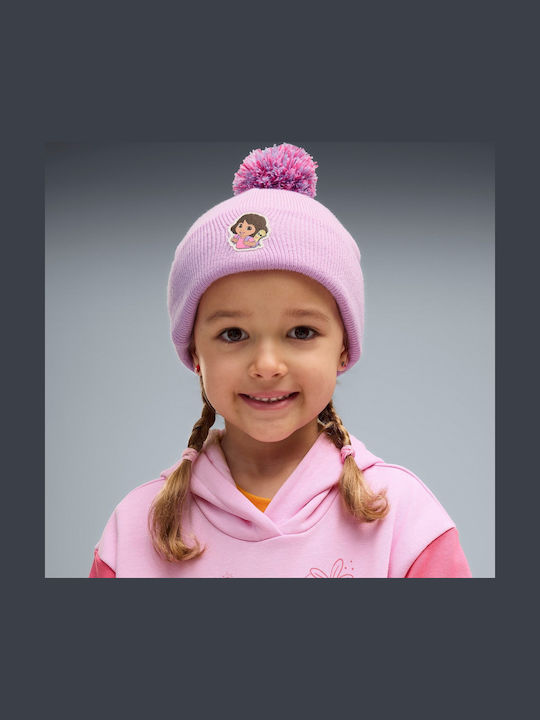 X Dora The Explorer Căciulă Tricotată Roz pentru Copii