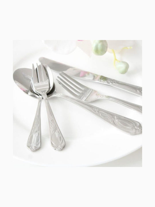 Cmielow Rococo White Porcelain Dinnerware Set 50pcs