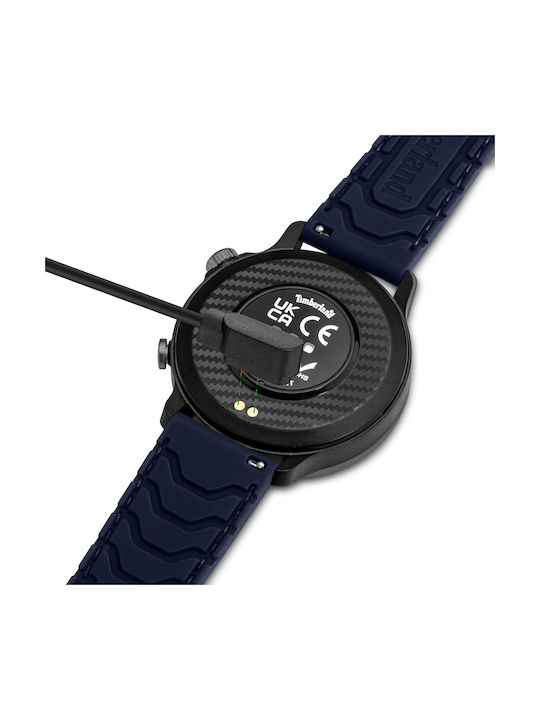 Timberland Digital Herrenuhr 48mm Batterie mit Lederriemen