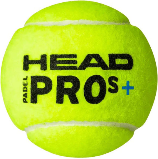 Head Padel Pro+ 3 Balls Yellow
