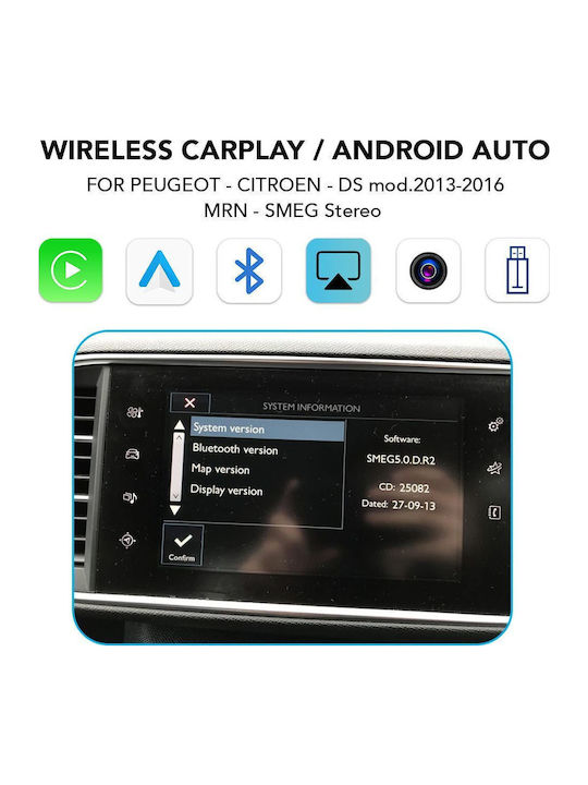 Digital IQ Car Audio System for Citroen DS 2013-2017 Bluetooth USB AUX WiFi GPS Apple CarPlay Android Auto