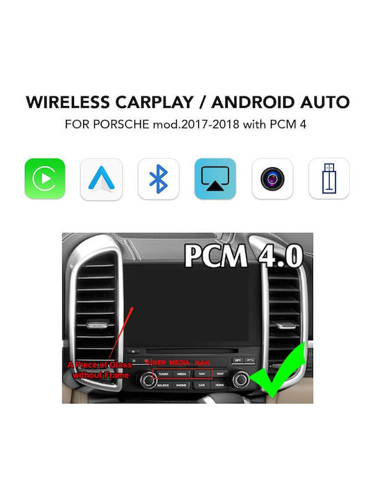 Digital IQ Car Audio System for Porsche Cayenne / Panamera / Cayman 2017-2018 Bluetooth USB WiFi GPS Apple CarPlay Android Auto
