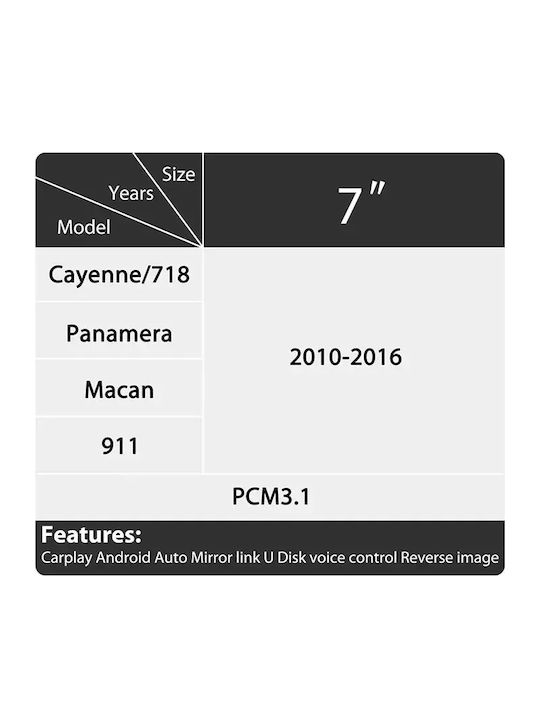Digital IQ Car Audio System for Porsche Panamera / Macan 2010-2016 Bluetooth USB AUX WiFi GPS Apple CarPlay Android Auto