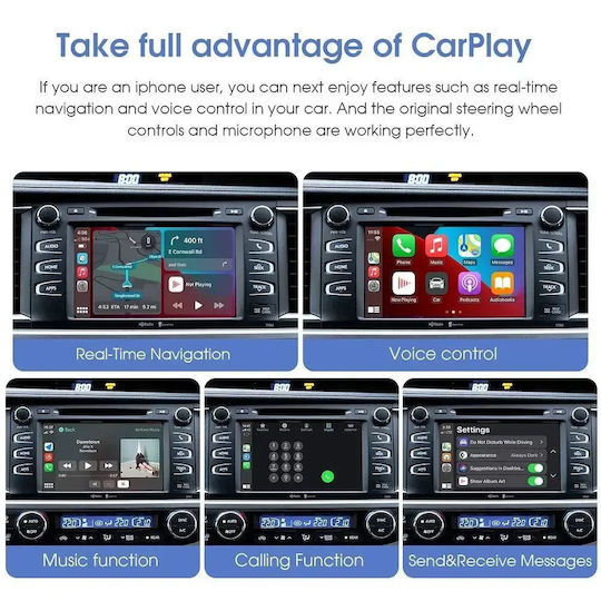 Digital IQ Ηχοσύστημα Αυτοκινήτου για Toyota Corolla / C-HR / Yaris / Verso / Auris / Avensis / Hilux / 4-Runner / Prius / RAV 4 / Highlander / Avalon / Sequoia / Tundra / Sienna / Tacoma / Land Cruiser / Camry / Alphard / Fortuner 2014-2019 (Bluetooth/USB/AUX/WiFi/GPS/Apple-Carplay/Android-Auto) με Οθόνη Αφής 6"