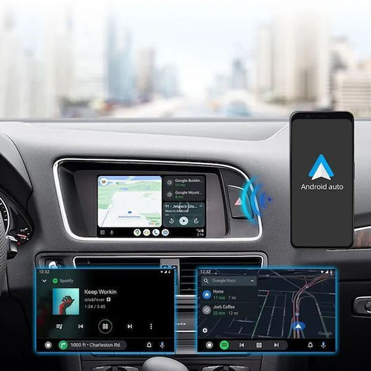 Digital IQ Car Audio System for Audi A4 / A5 / Q5 Dodge Journey Chrysler Vision 2009-2017 Bluetooth USB AUX WiFi GPS Apple CarPlay Android Auto with 6.5" Touch Screen