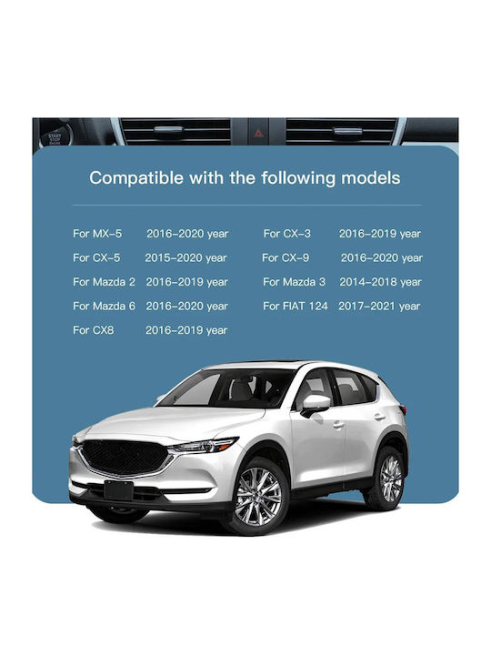 Digital IQ Car Audio System for Fiat 124 Mazda 2 / 3 / 6 / MX-5 / CX-3 / CX-5 / CX-9 2016-2021 Bluetooth USB WiFi GPS Apple CarPlay Android Auto