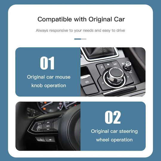 Digital IQ Car Audio System for Fiat 124 Mazda 2 / 3 / 6 / MX-5 / CX-3 / CX-5 / CX-9 2016-2021 Bluetooth USB WiFi GPS Apple CarPlay Android Auto