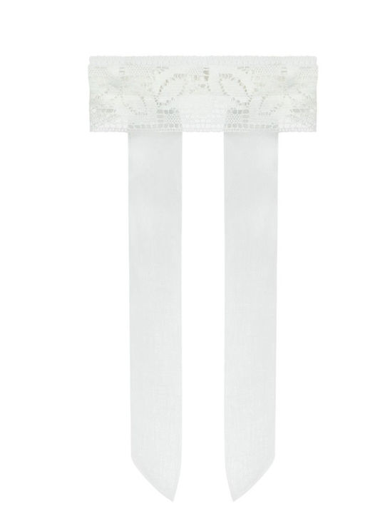 Lapin Kids Hair Band In White Color Lapin Kids Hair Band In White Color