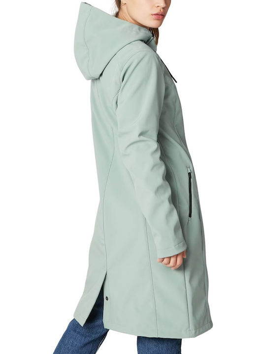 Jachetă de damă Softshell Auroragreen