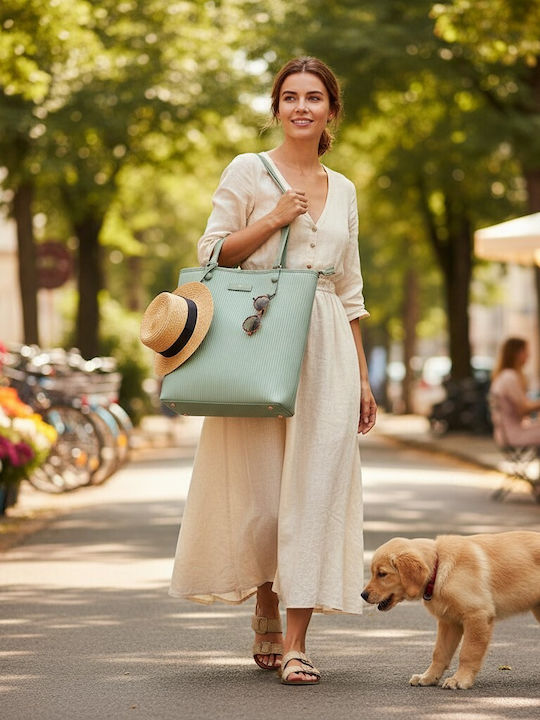 Damen Schultertasche Grünes