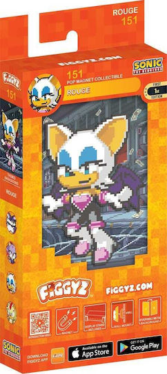 Sonic Hedgehog Modern Figgyz Magnet Collectible Rouge Bat 11 Cm Sonic Hedgehog Modern Figgyz Magnet Collectible Rouge Bat 11 Cm