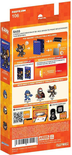 Mega Man Figgyz Dekorative Magnete Sammelstück Bass 11 Cm