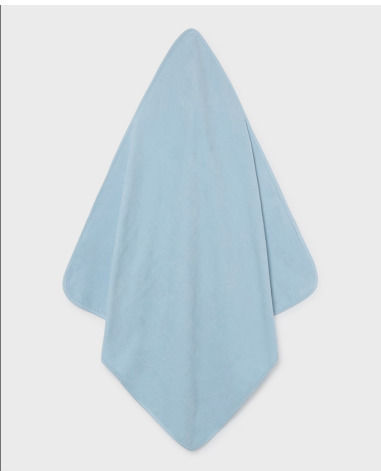 Mayoral Baby Bademantel mit Kapuze Hellblau