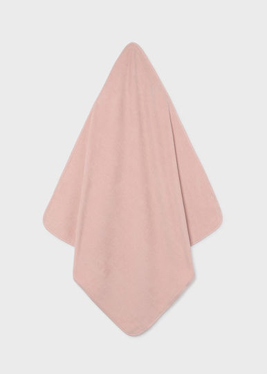 Mayoral Baby Hooded Bathrobe Pink