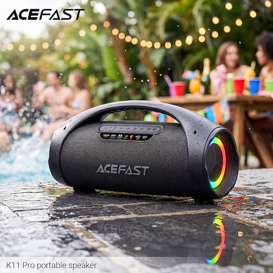 Acefast K11 Pro Boxă Bluetooth 102W cu Radio Negru