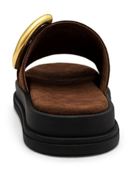 Women's Flat Sandals Brown