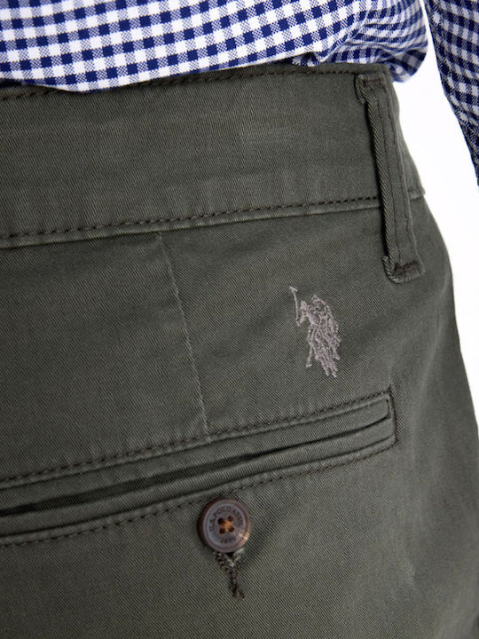 Men's Jeans Pants with Slim Straight Fit Khaki
