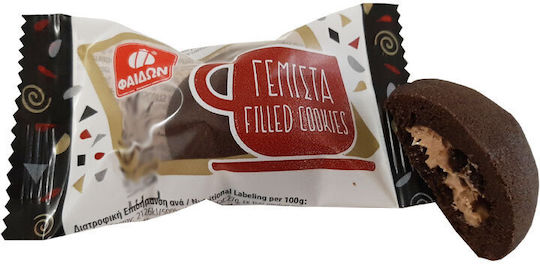 Biscuits Faidon Filled Hazelnut Cream Individually 20x10g