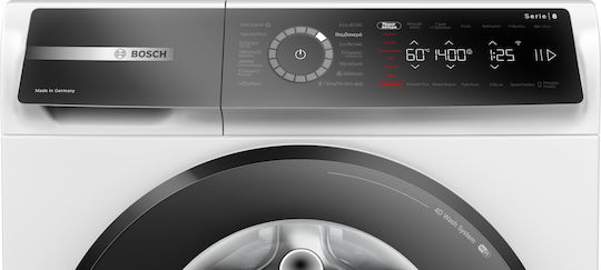 Bosch Waschmaschine 10kg mit Dampftechnologie 1400 Umdrehungen Bügeleisenhilfe WGB25411GR