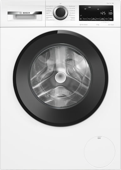 Bosch Πλυντήριο Ρούχων 9kg με Τεχνολογία Ατμού 1400 Στροφών Iron Assist WGG244ZWGR