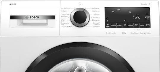 Bosch Serie 6 Waschmaschine 10kg mit Dampftechnologie 1400 Umdrehungen i-DOS WGG254F2GR