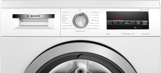 Bosch Washing Machine 8kg 1400 Rounds Active Water Plus WUU28T08GR