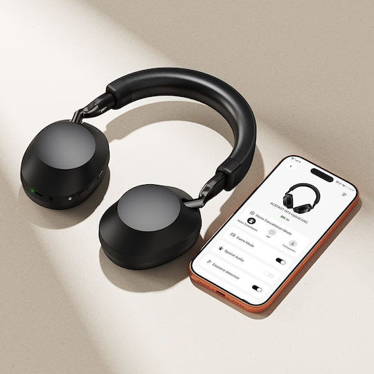 Acefast H14 Wireless Bluetooth Over Ear Headphones with 80 Hours Playing Time Black