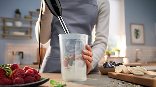 Bosch CleverMixx Hand Blender With Stainless Steel Rod 600W Black