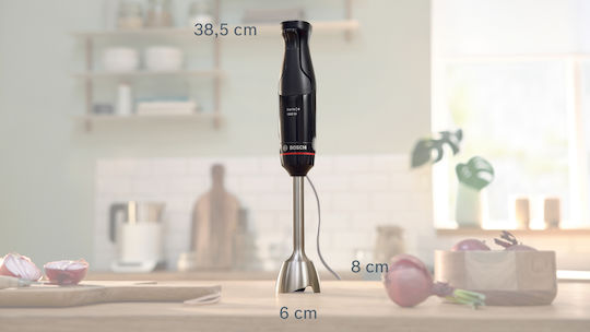 Bosch Serie 4 Ραβδομπλέντερ με Ανοξείδωτη Ράβδο 1000W Μαύρο