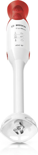 Bosch ErgoMixx Hand Blender with Plastic Rod 450W White