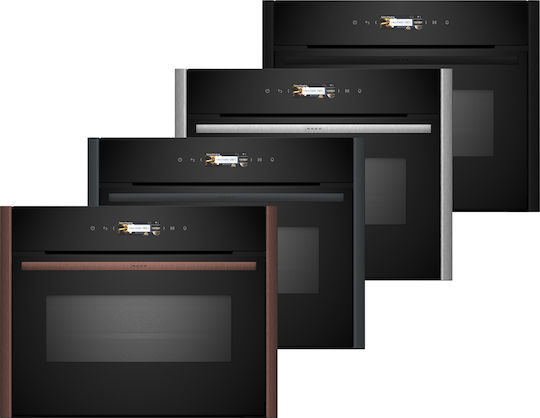 Neff Eingebauter Mikrowellenherd mit Grill 45Es Metallisches Silber