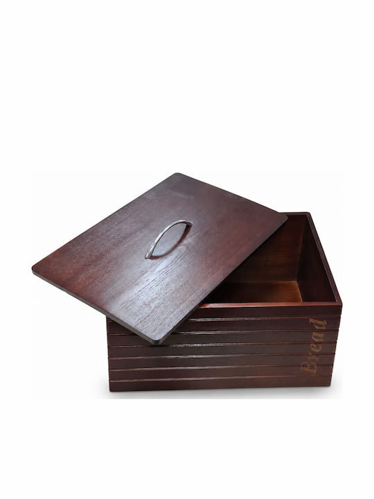 Galifas Brotkasten mit Deckel Hölzern 34x24x17cm