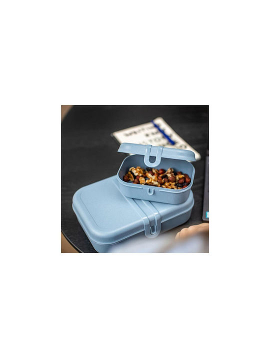 Koziol Set Plastic Blue Lunch Boxes 4 Pieces