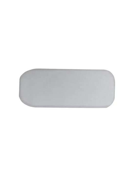 Lionelo Set Lenjerii de Pat pentru Bebeluși pentru Leagăn din Bumbac cu Elastic Albe 28x70cm