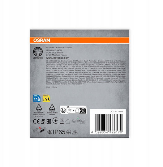 Osram Beleuchtungsschiene Außeneinsatz mit Eingebaute LED T8 38W 156cm