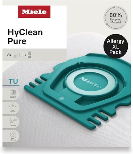Miele Tu Allergy Xl Hyclean Pure Staubsaugerbeutel 8Stück Filter 12694920