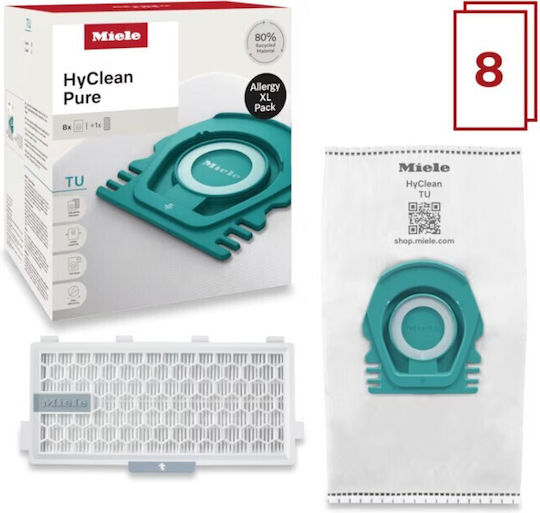 Miele Tu Allergy Xl Hyclean Pure Staubsaugerbeutel 8Stück Filter 12694920