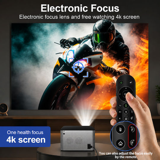 Proiector LCD Full HD cu Lampă LED cu Wi-Fi și Difuzoare Încorporate ED743