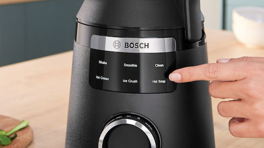 Bosch Serie 6 Μπλέντερ με Κανάτα Tritan 2 lt 1800W Μαύρο
