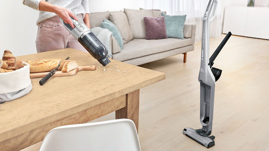 Bosch Rechargeable 2 in 1 Stick & Handheld Vacuum 21.6V Silver BCH3K2301
