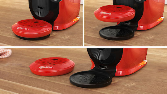 Bosch Кафемашина за капсули Tassimo Налягане 3.3бар Червена
