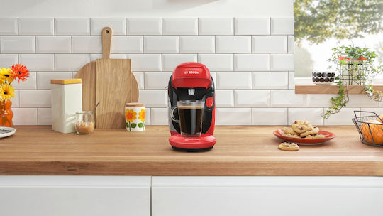 Bosch Кафемашина за капсули Tassimo Налягане 3.3бар Червена