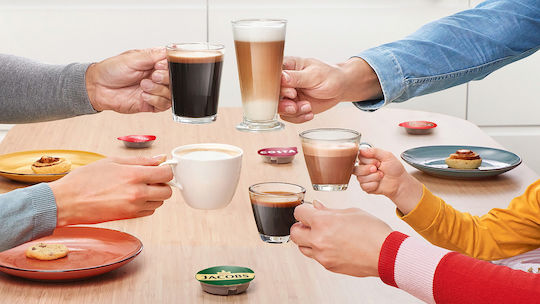 Bosch Кафемашина за капсули Tassimo Налягане 3.3бар Червена