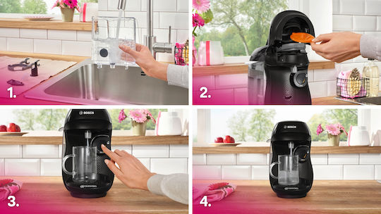 Bosch Happy Pod Coffee Machine Tassimo Black