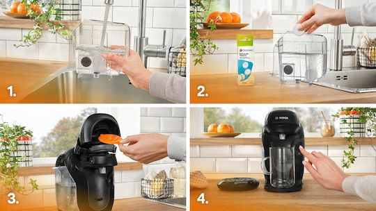 Bosch Kapsel-Kaffeemaschine Tassimo Druck 3.3bar Schwarz