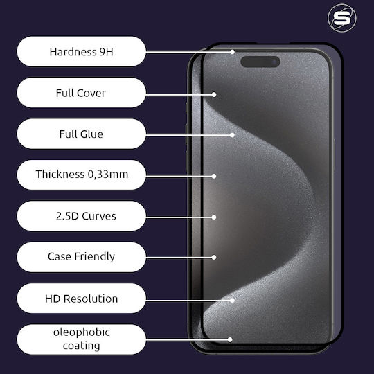 Hardy Glass Sonique Premium Series Hd Full Cover 9h Xiaomi Redmi A7 Pro 4g Черен