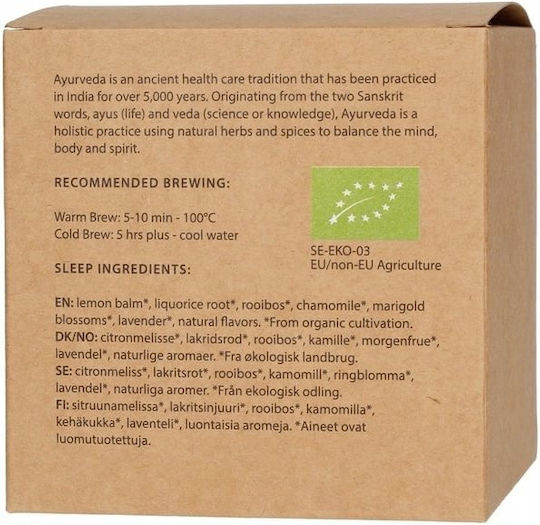 Teministeriet Ayurveda Sleep Organic Loose Herbal Tea Ayurvedic Herbal Blend 50 G