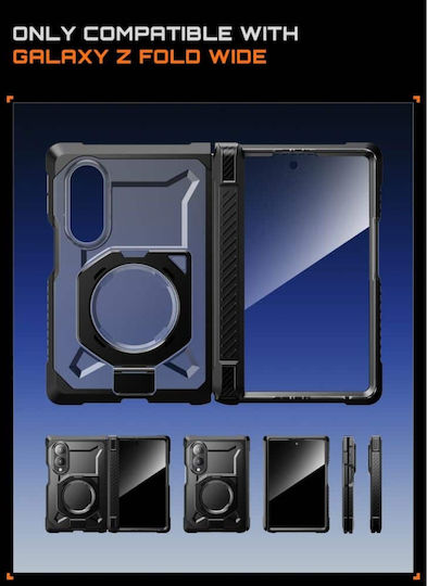 Supcase Back Cover Metallisch Schwarz Für Galaxy Z Fold 8