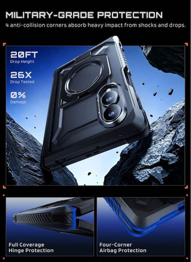 Supcase Back Cover Metallisch Schwarz Für Galaxy Z Fold 8
