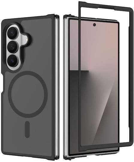 Tech-Protect Magmat Back Cover Silicone / Plastic Black (Galaxy Z Fold 7/8)